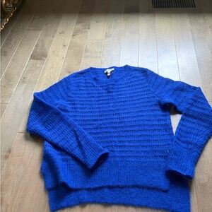 Rebecca Taylor Blue Mohair Blend Sweater size S